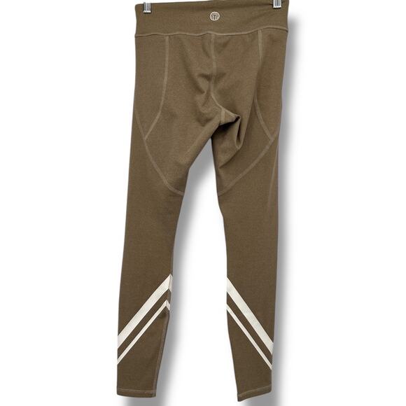 Tory Burch Sport Mid Rise Compression Chevron Melange Leggings Size Small - Picture 3 of 8